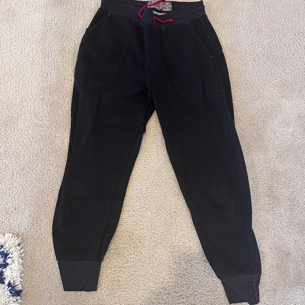 One 432 black jogger sweats with red accents! Rare find!